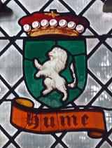 Hume arms in Silsoe church September 2011